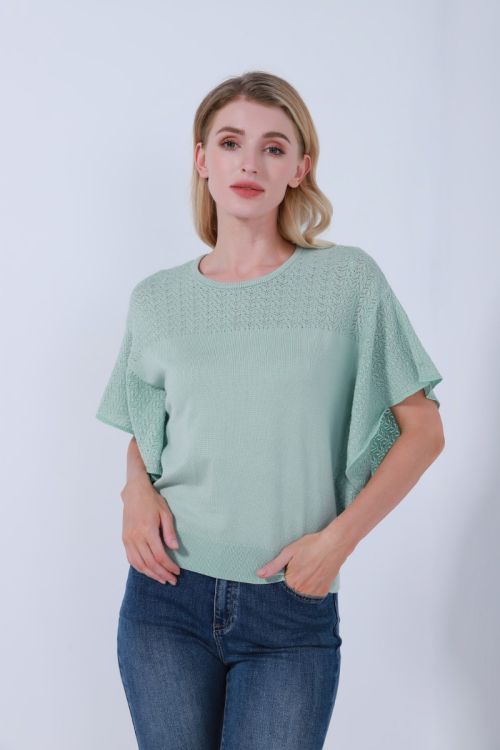 Ruffle Sleeves Top