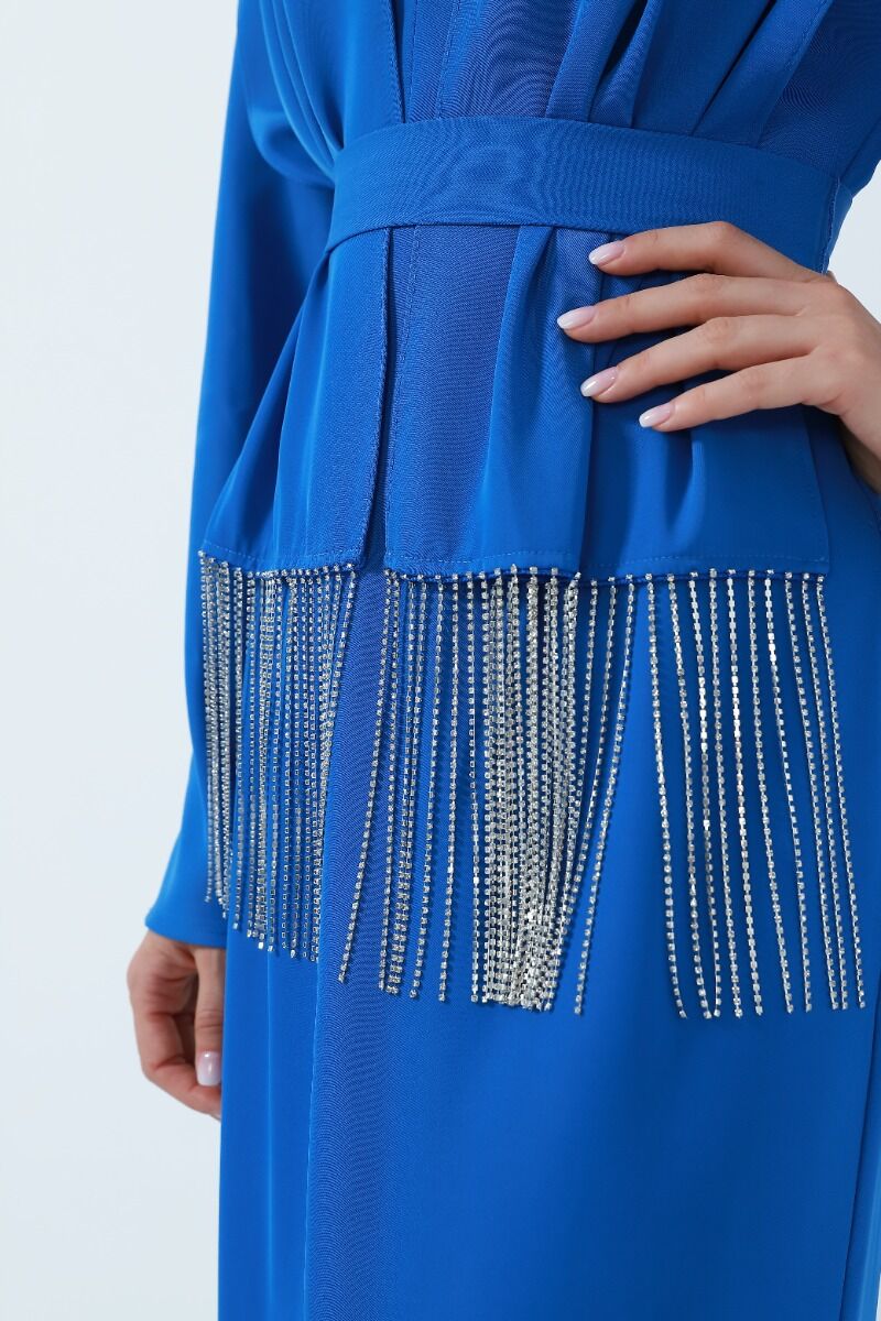 fringe detail dress