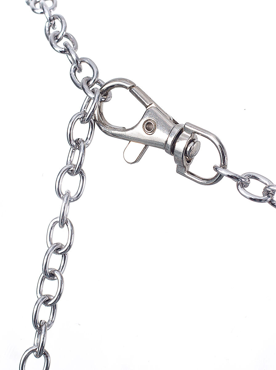 silver chain waist belt