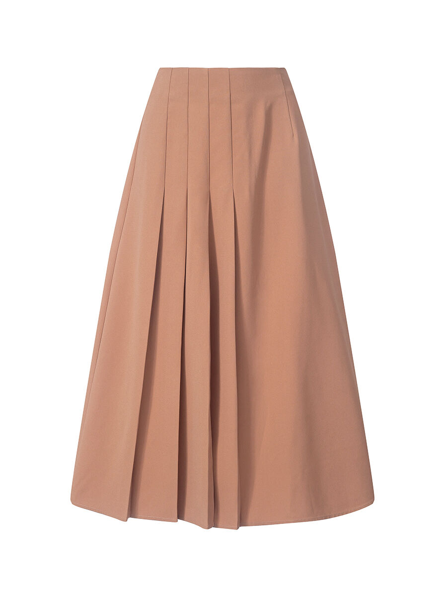 Side pleats skirt