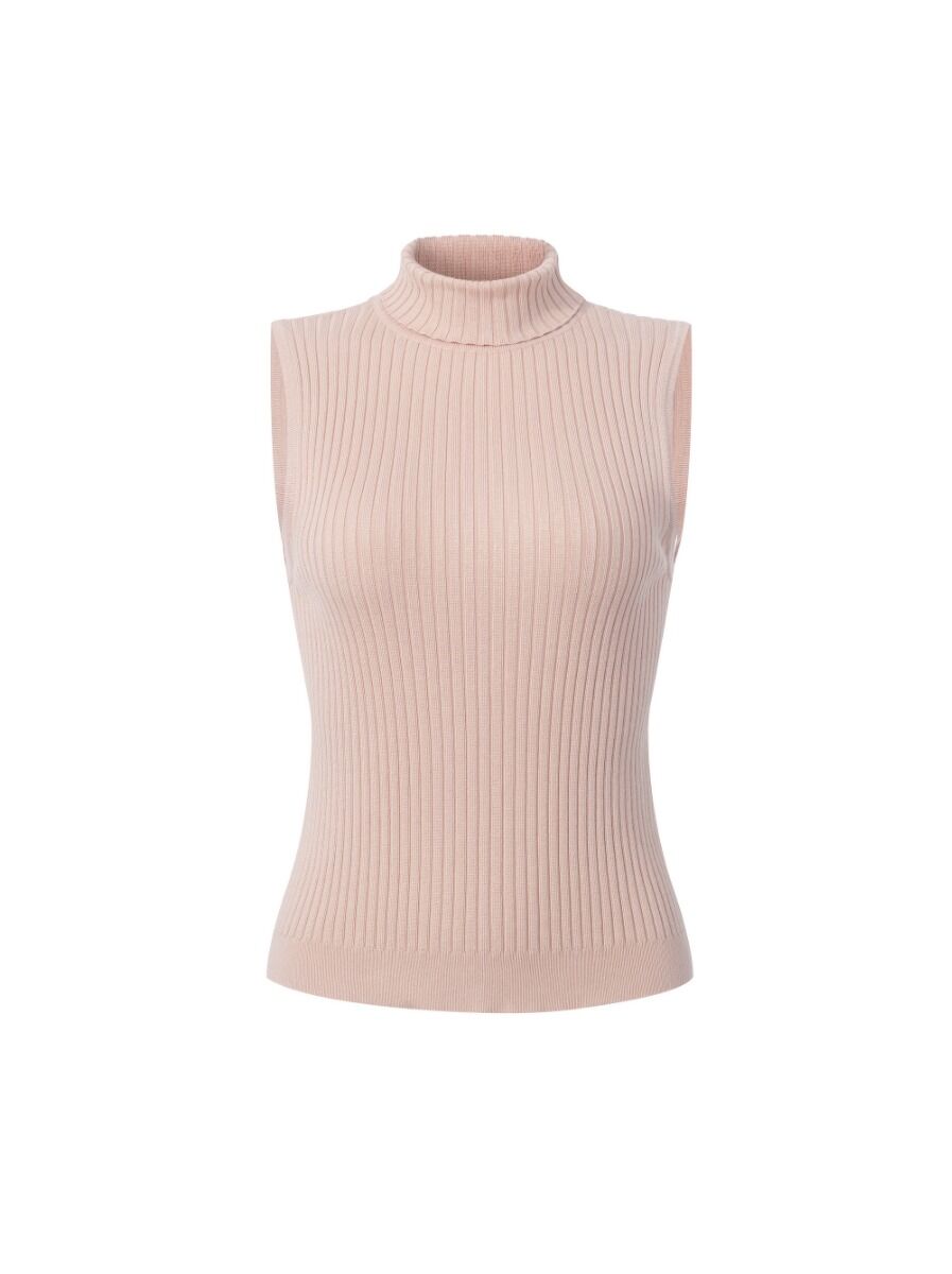 sleeveless knitted top