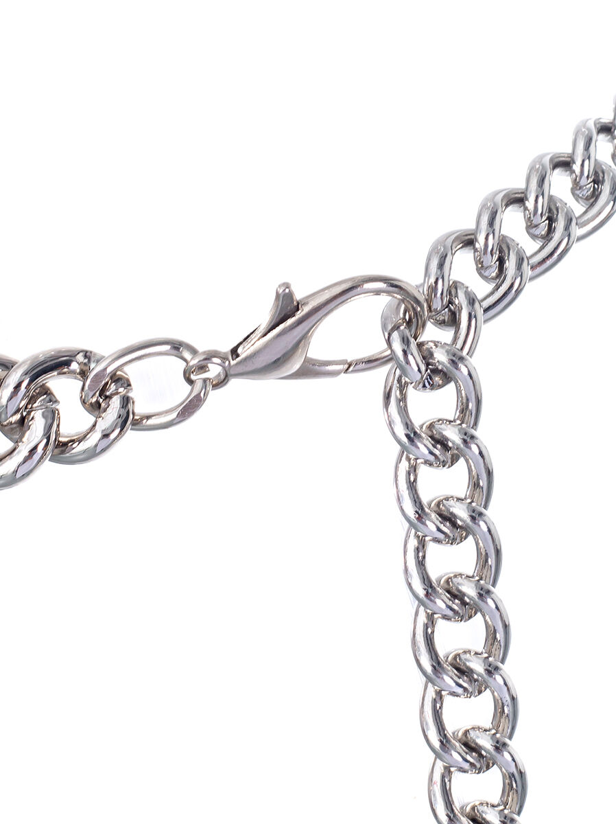 silver chain belt