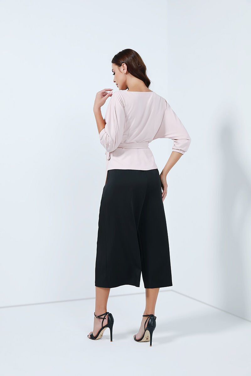 High waist cropped pants