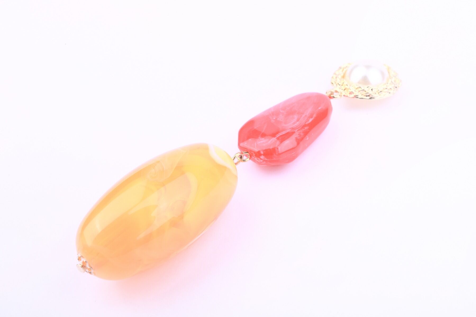 Dropped stones earrings