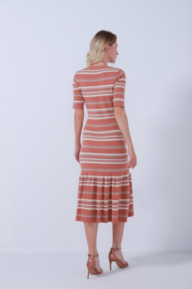 knitted striped Dress