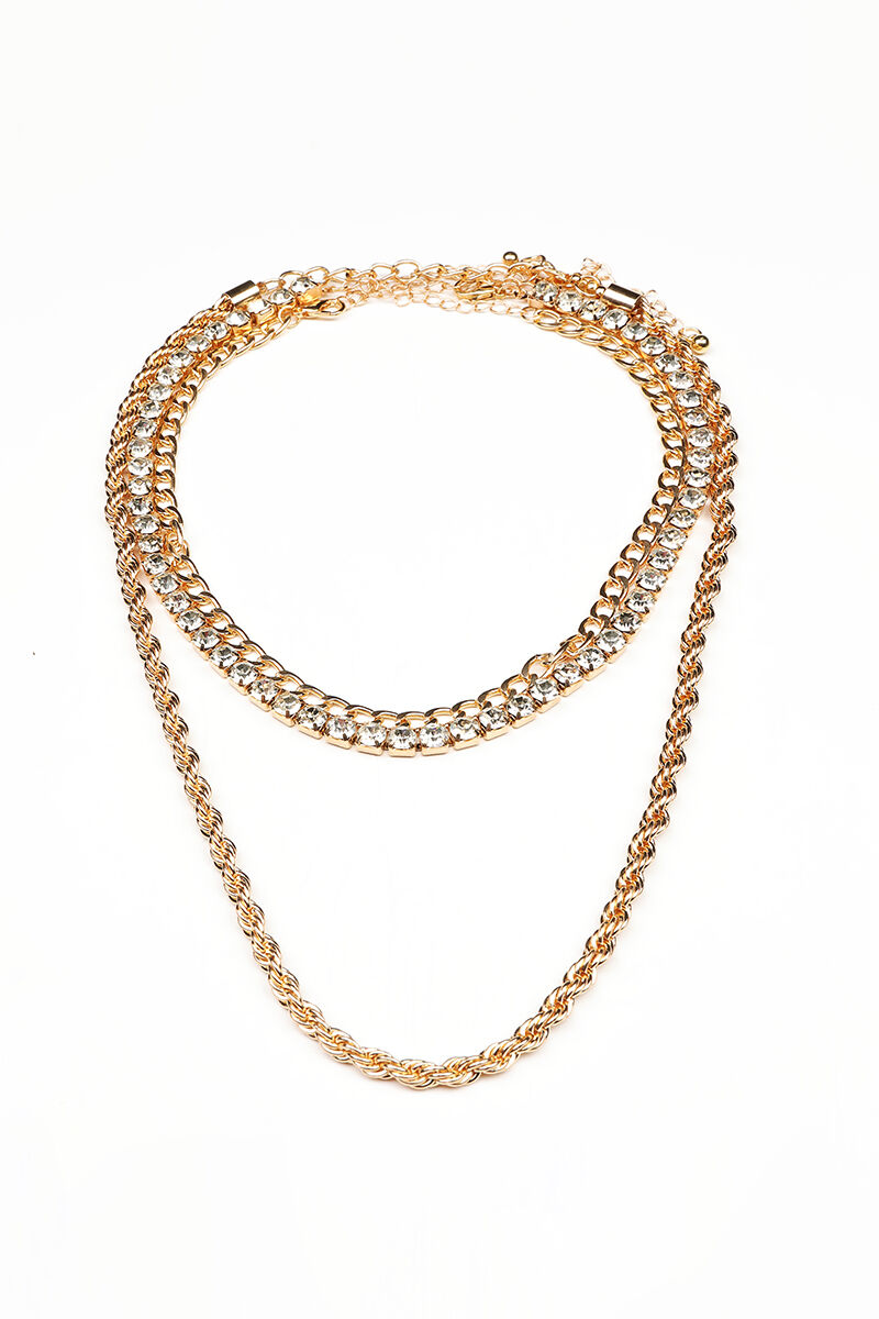 multi layer chain necklace