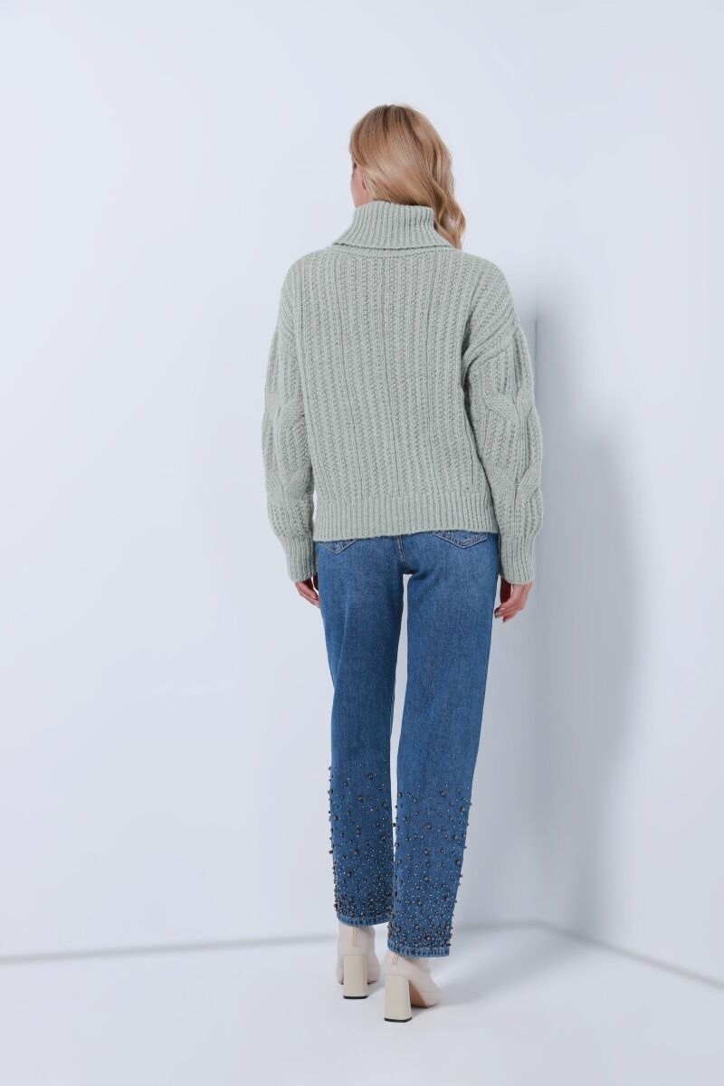 unique knitted pullover