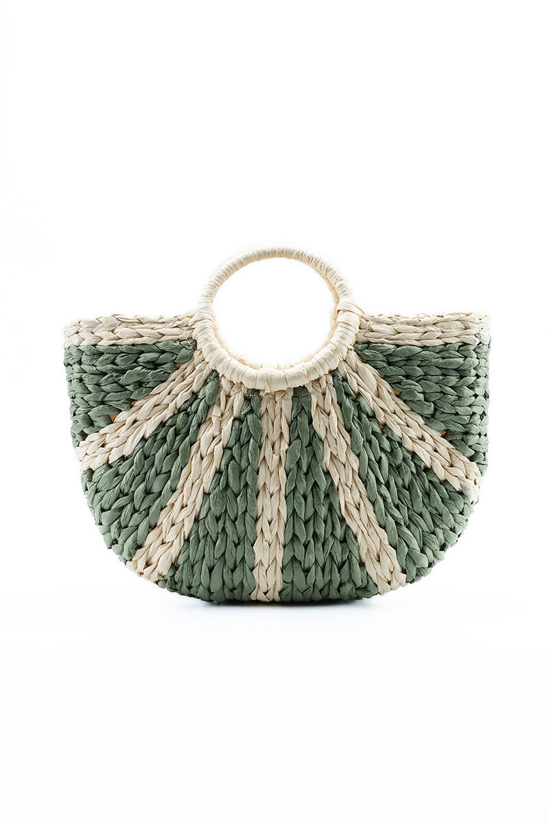 Two tone beach bag