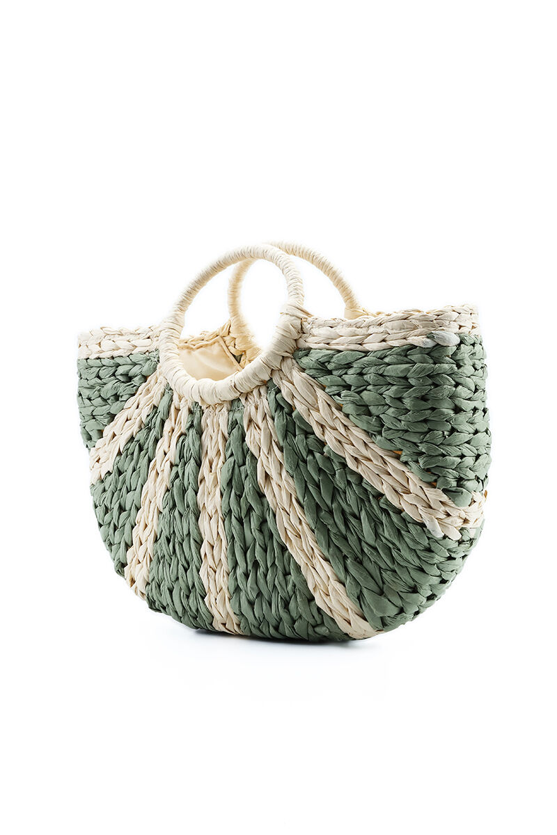 Two tone beach bag