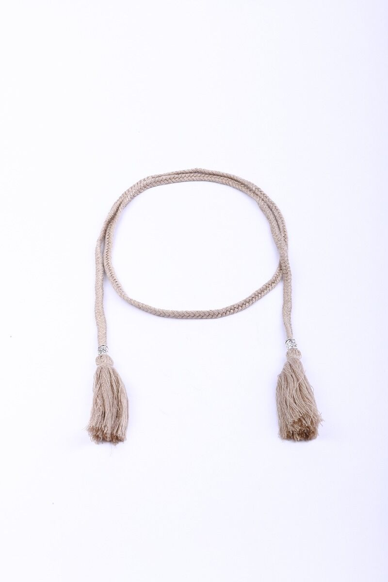 Woven wrap necklace