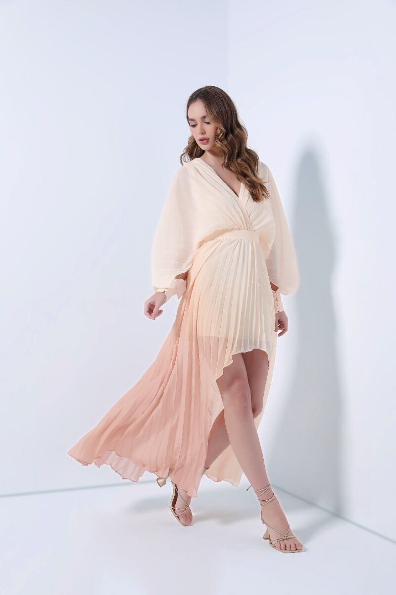 High-Low chiffon dress